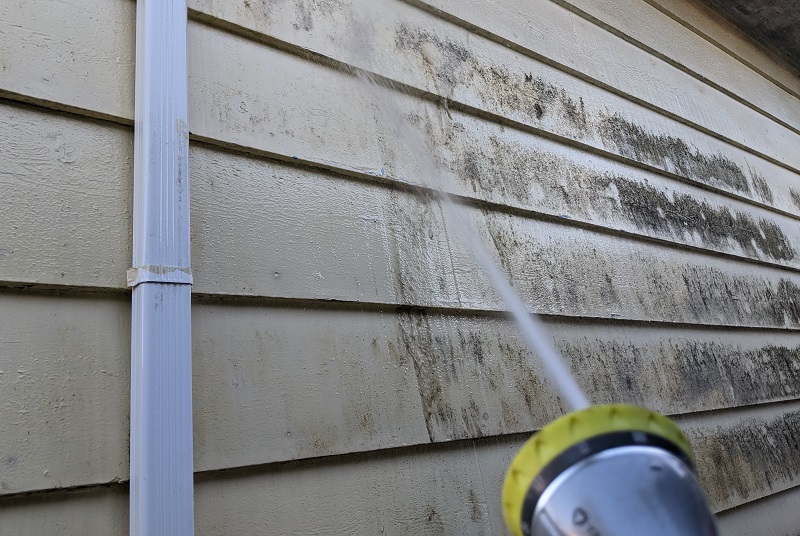 mildew away painting walls before exterior clean washing melt satisfying grime watching gets